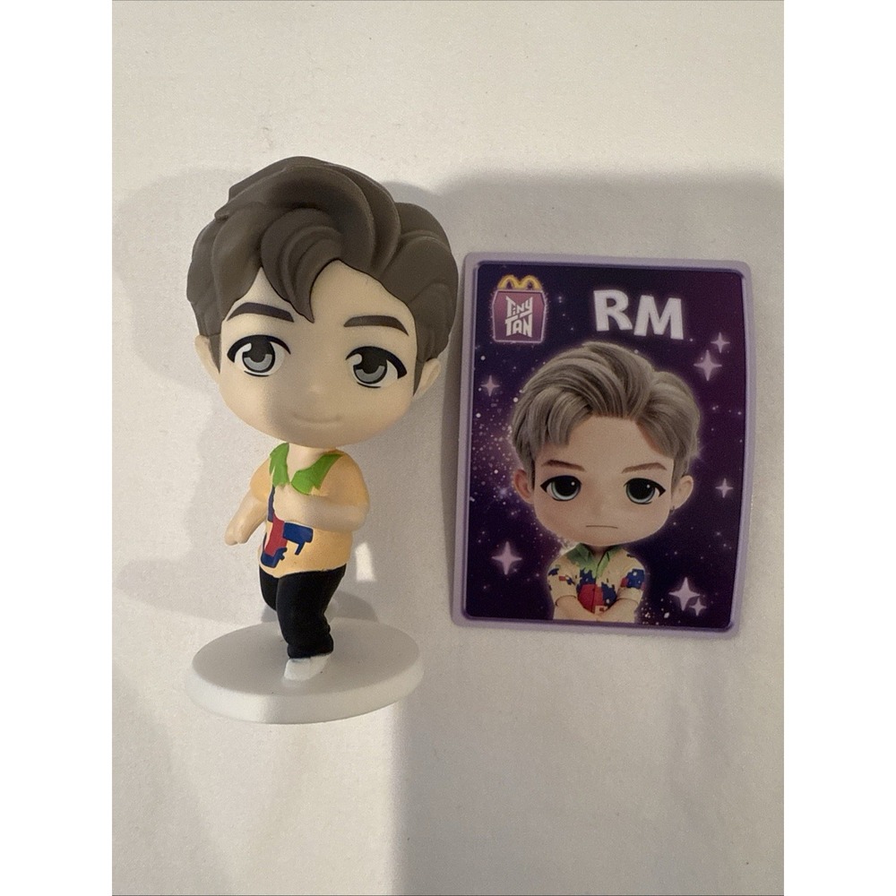 New! Rare 2025 McDonald's #1 RM  TINY TAN‎ x BTS 2025 Happy Meal Toy Limited Edn
